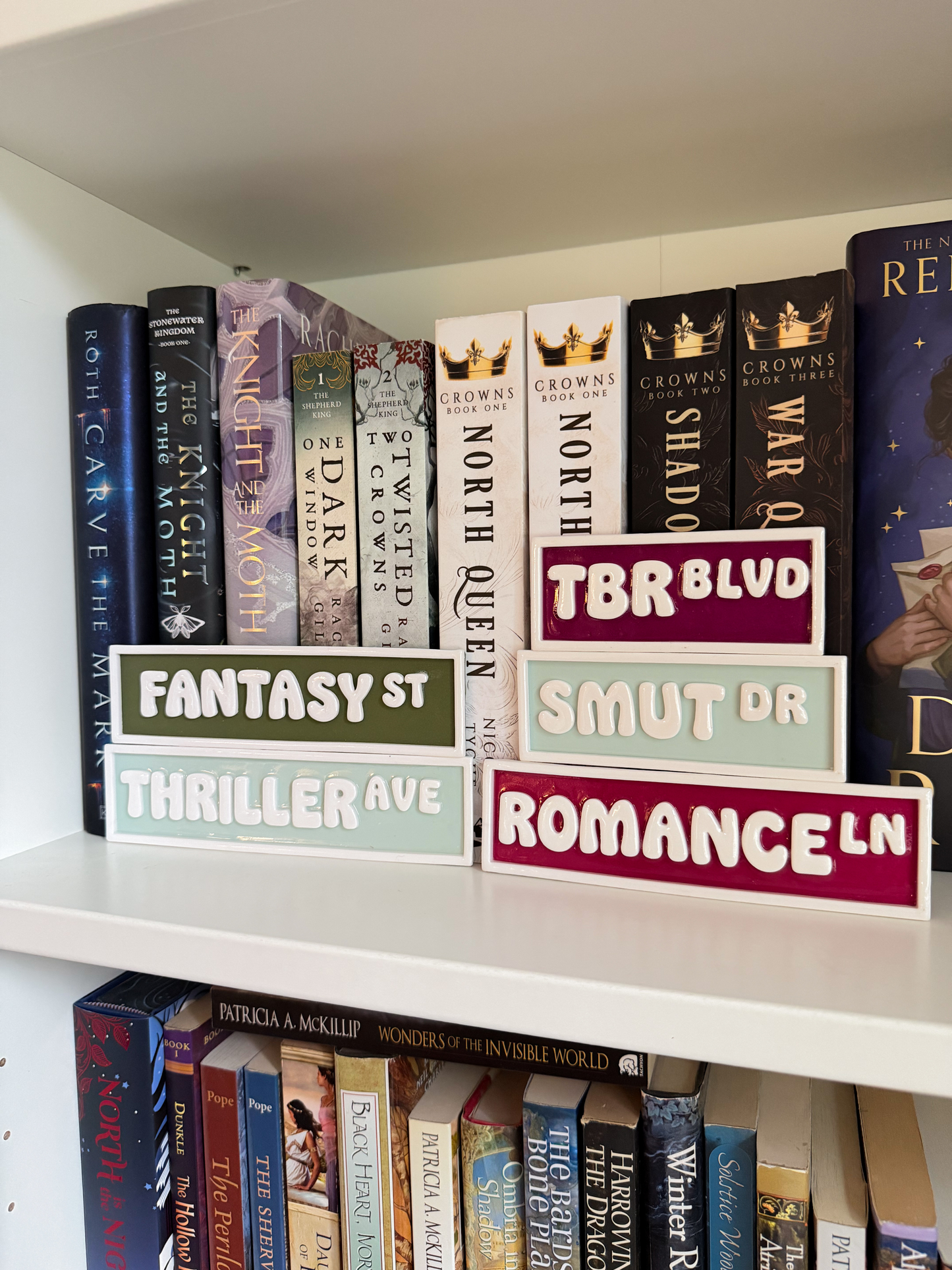 Bookish Road Signs Clay Cutters