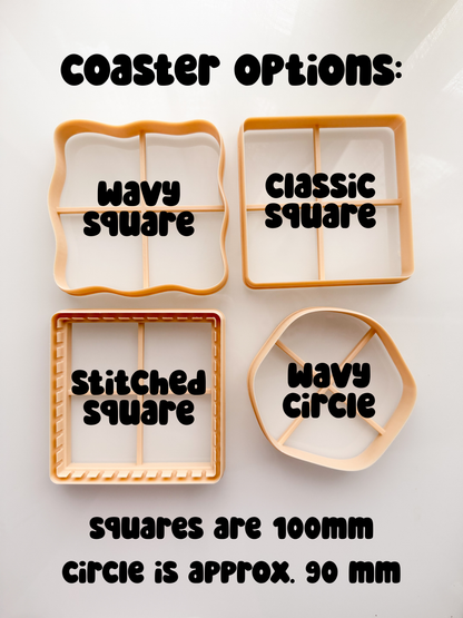 Drink Coaster Clay Cutters