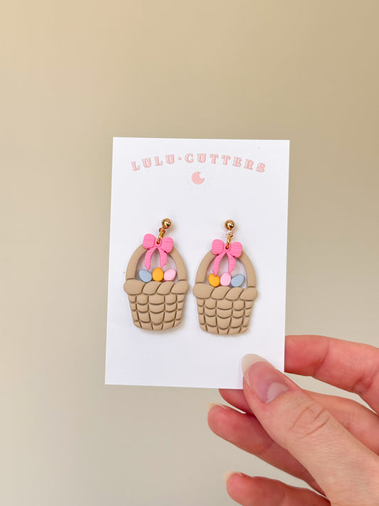 Easter Basket Earrings