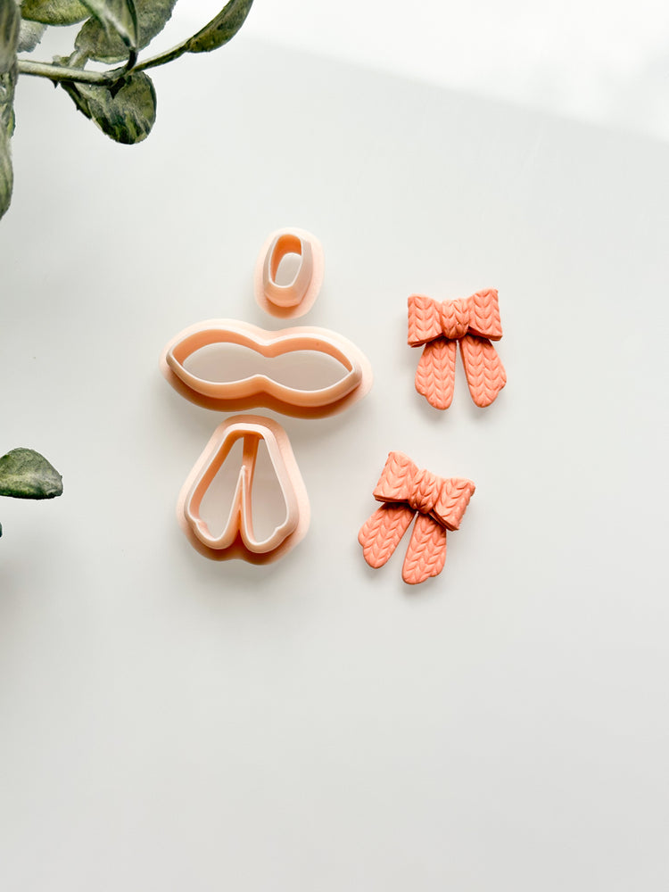 Stackable Bow/Coquette Clay Cutter Set