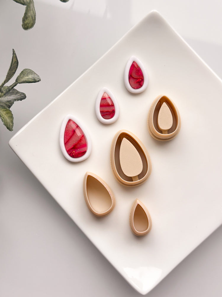 Teardrop Bezels Clay Cutter Set