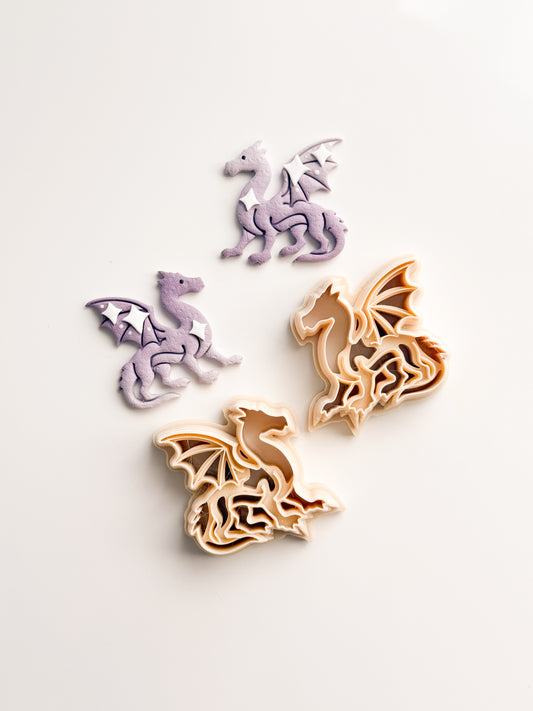 Mirrored Dragons Clay Cutter