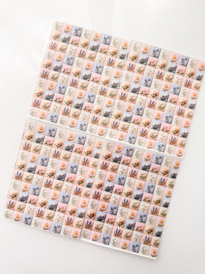3D Patchwork Transfer Sheet Single Or 4 Pack