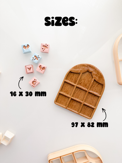 Bookish Tic Tac Toe Clay Cutter Set