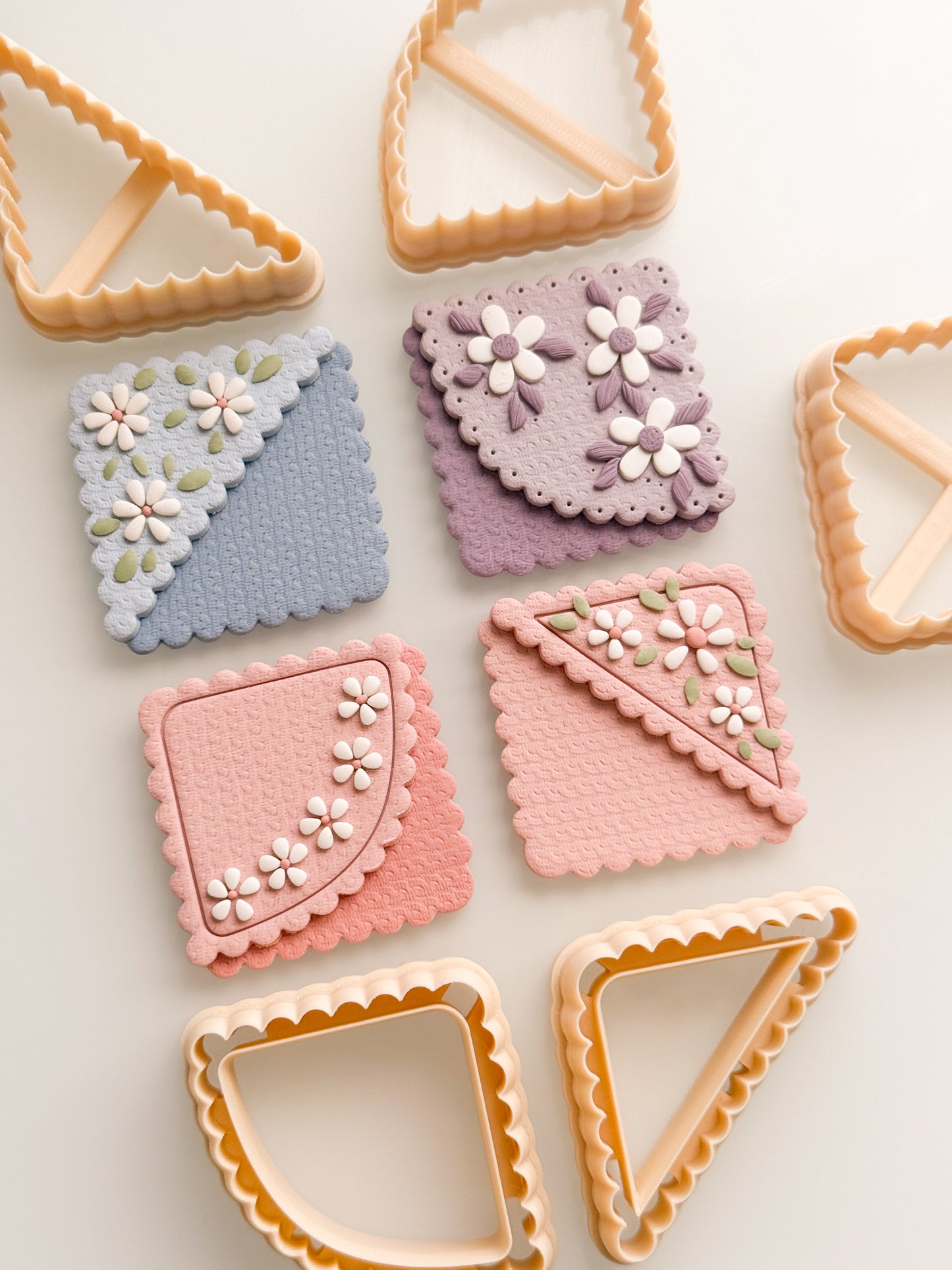 Scalloped Bookmark Corner Clay Cutters