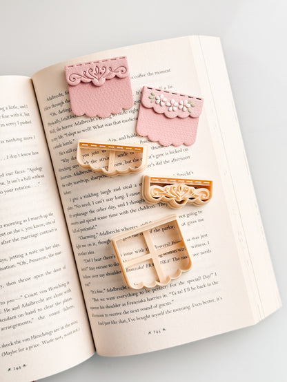 Scalloped Stacked Bookmark Clay Cutters