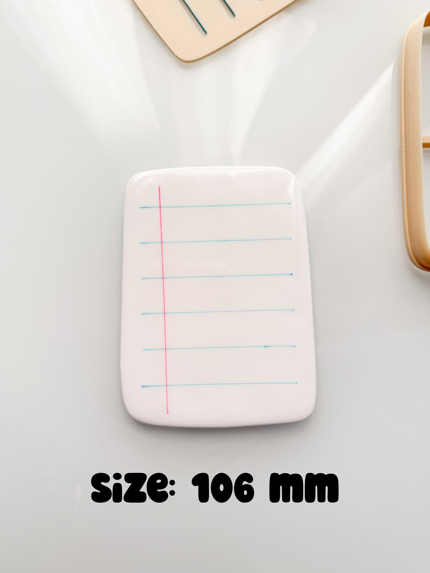 Notebook Paper Clay Cutter + Stencil Set