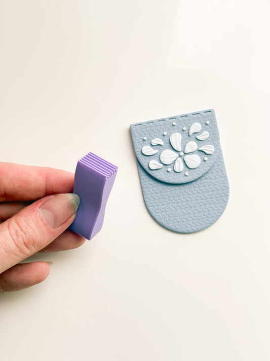 Petal Texture Stick For Polymer Clay