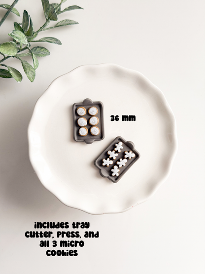 Christmas Cookie Tray Clay Cutters Set