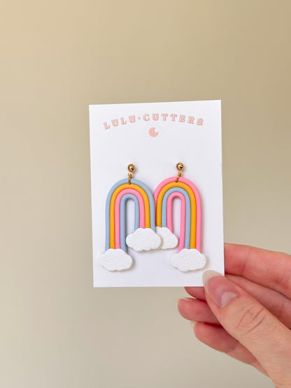 Rainbows + Clouds Earrings