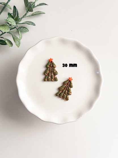 Embossed Tree And Star Clay Cutter