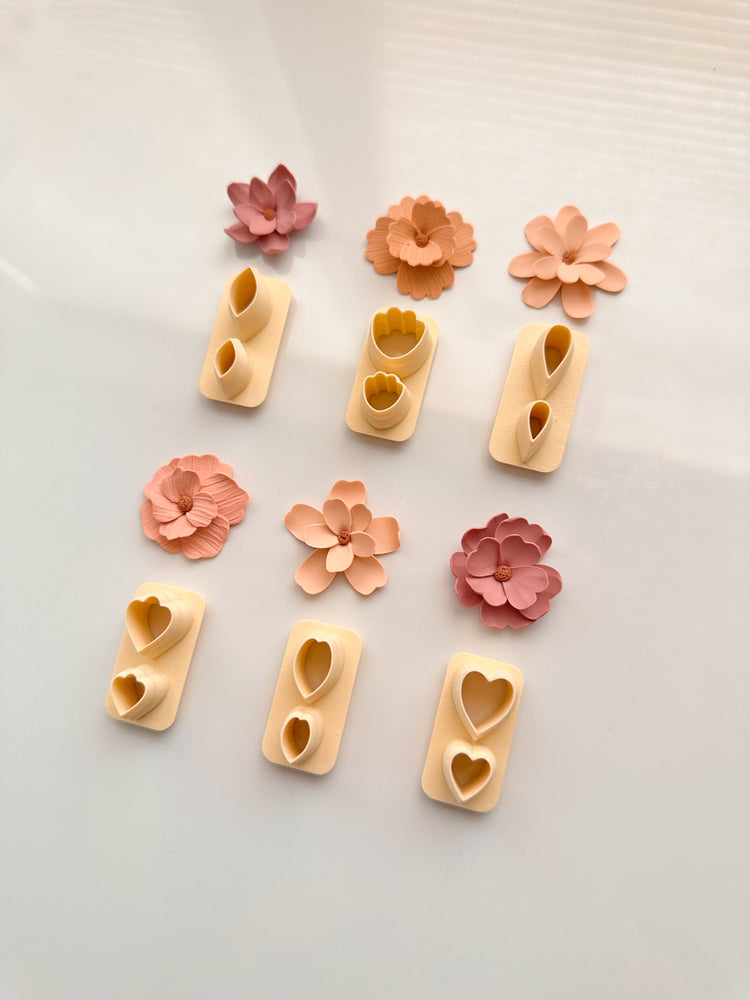 XL Petal Duo Plates Clay Cutters