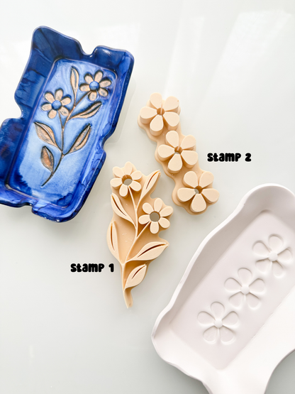 Trinket Dish Stamps Large Polymer Clay Cutters Ceramic Air Dry Clay