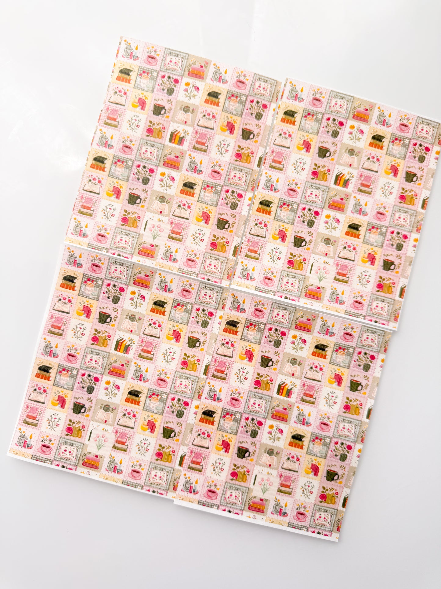 FLORALS 116 Bookish Transfer Sheet Single Or 4 Pack