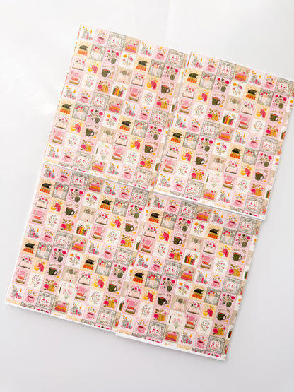 FLORALS 116 Bookish Transfer Sheet Single Or 4 Pack