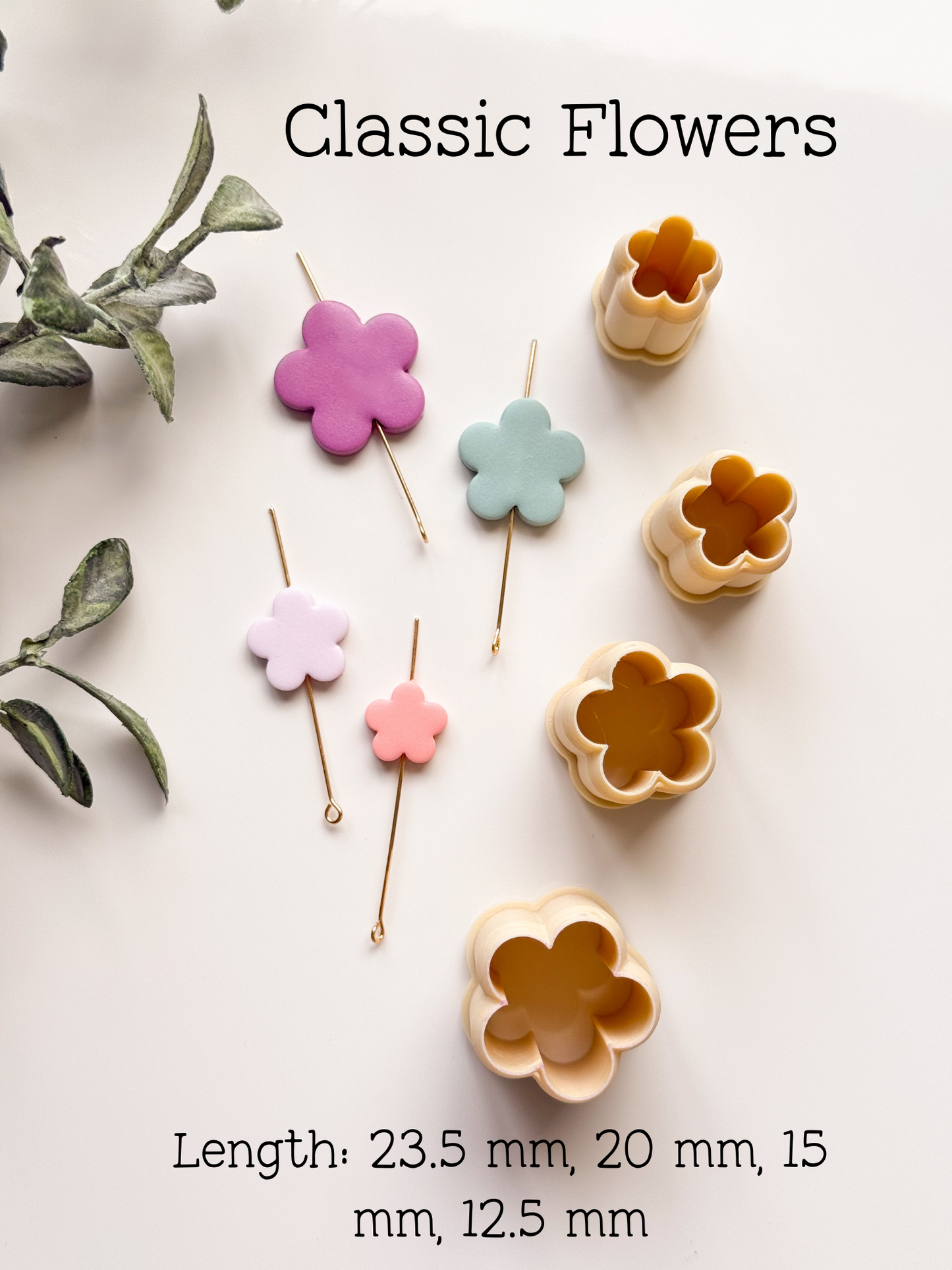 MORE SHAPES Beads With Guide Holes Extra Tall Clay Cutter