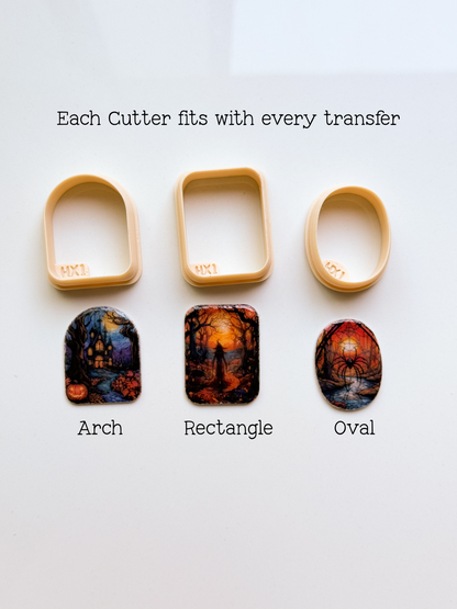 Fall/Halloween Transfer + Clay Cutter Combo