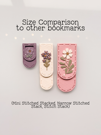 Mini Stitched Stacked Bookmark Clay Cutter Set