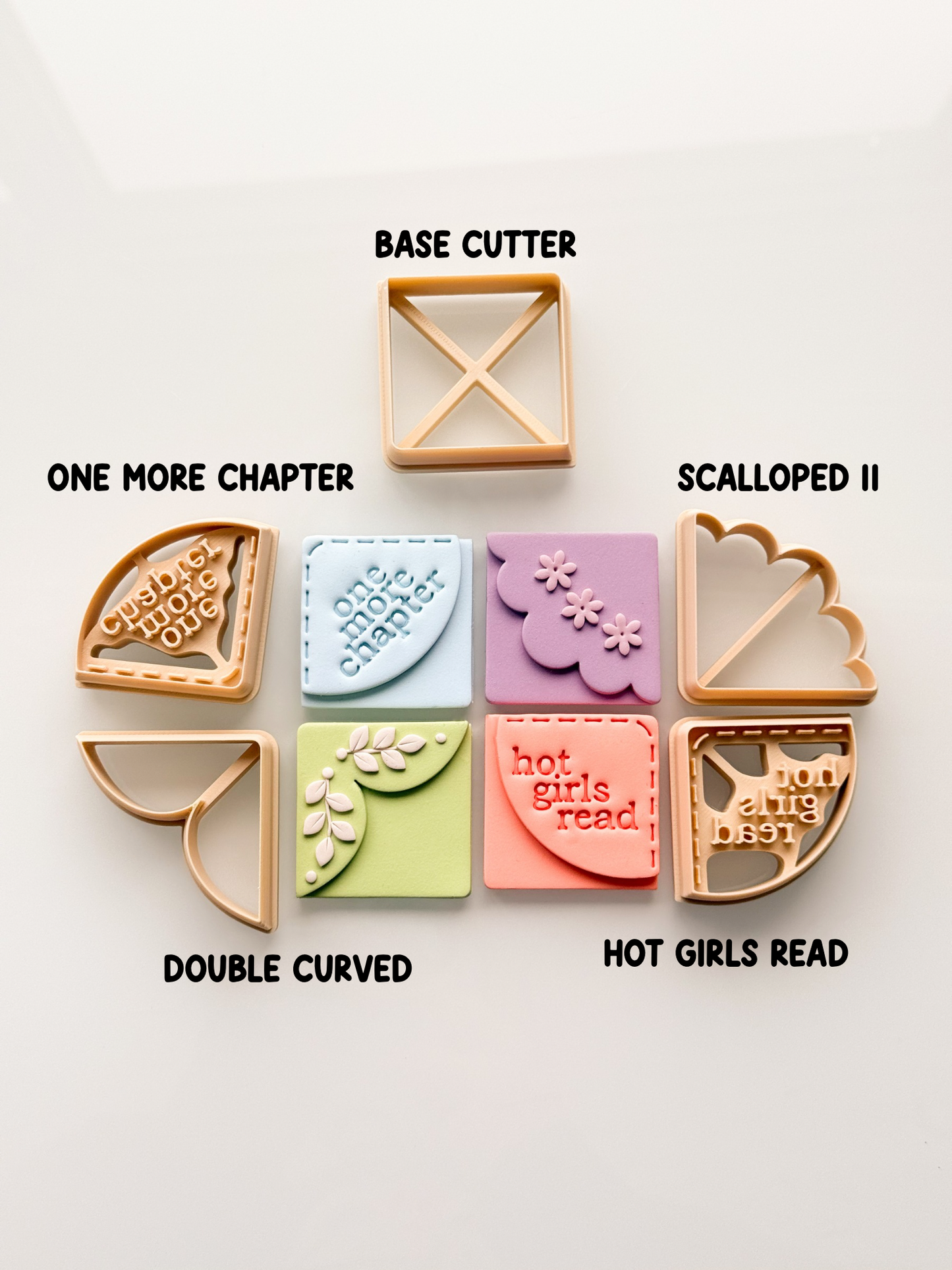 Bookmark Corners 2 Set Clay Cutter