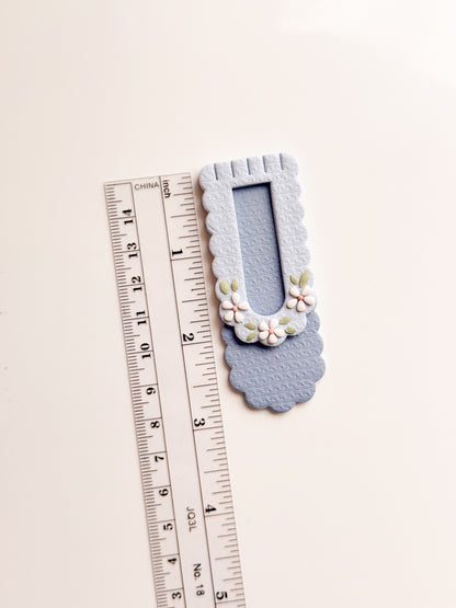 Scalloped Stacked Bookmark 2 Clay Cutter