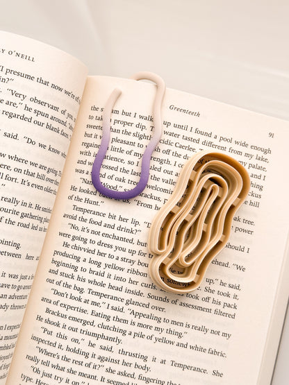 Wiggly Paperclip Bookmark Clay Cutter