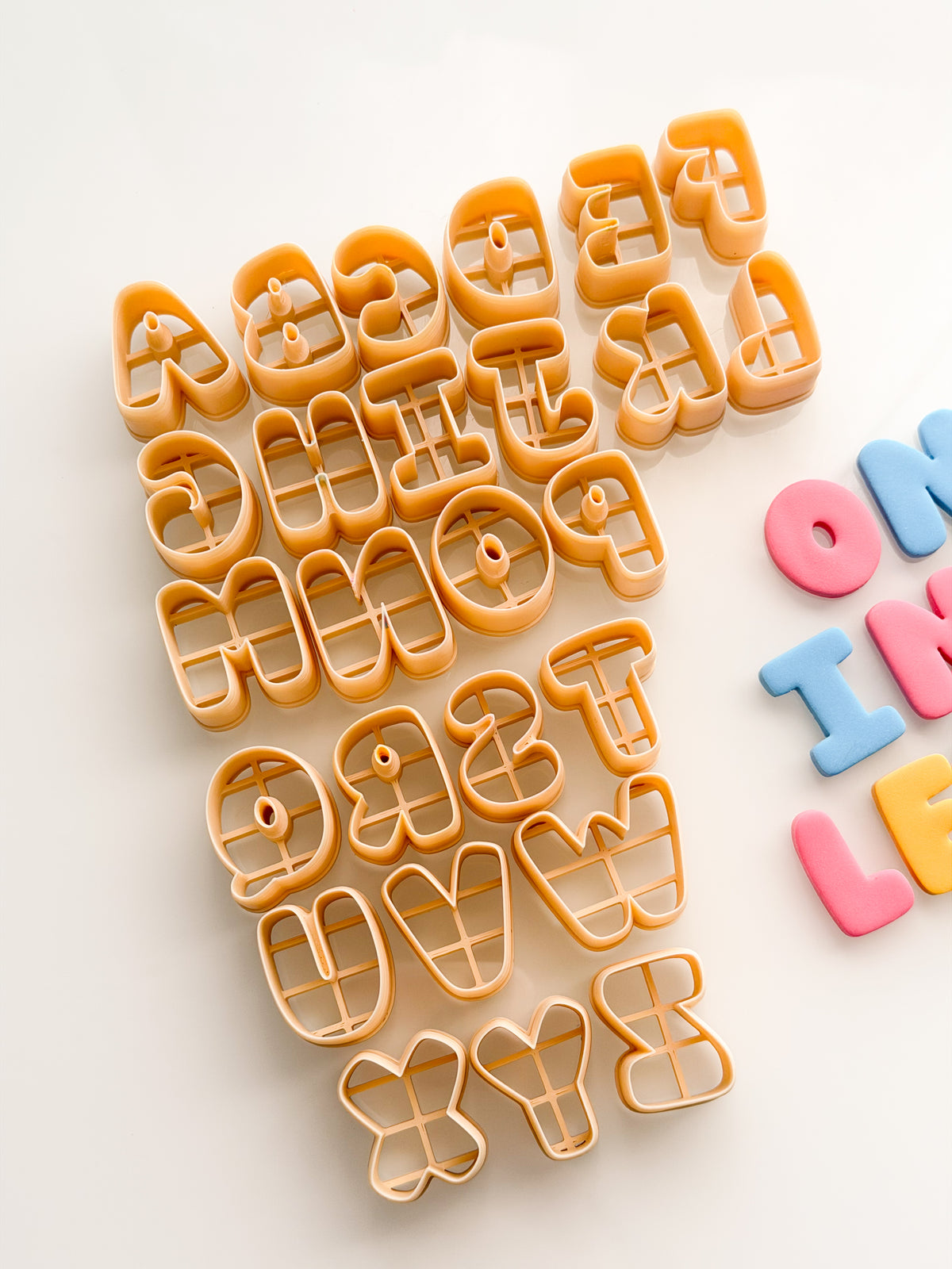 1 Inch Letters For Polymer Clay Clay Cutters