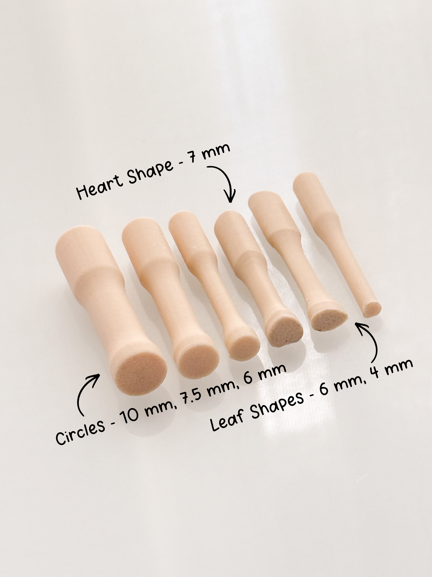 Petal Placer Tools For Polymer Clay Florals