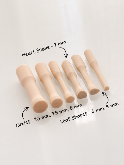 Petal Placer Tools For Polymer Clay Florals