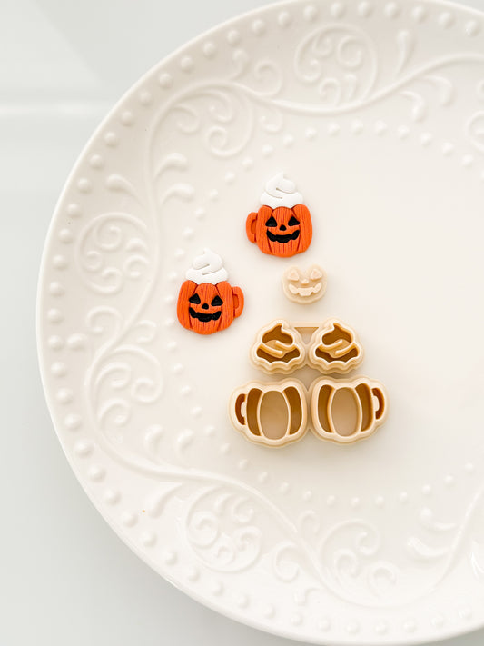 Pumpkin Mugs Clay Cutter + Stamp Set