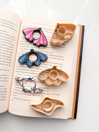 Page Holder Clay Cutters Moth Butterfly Classic