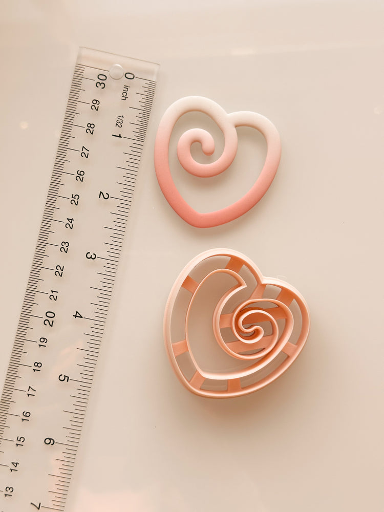 Heart Paperclip Bookmark Clay Cutter