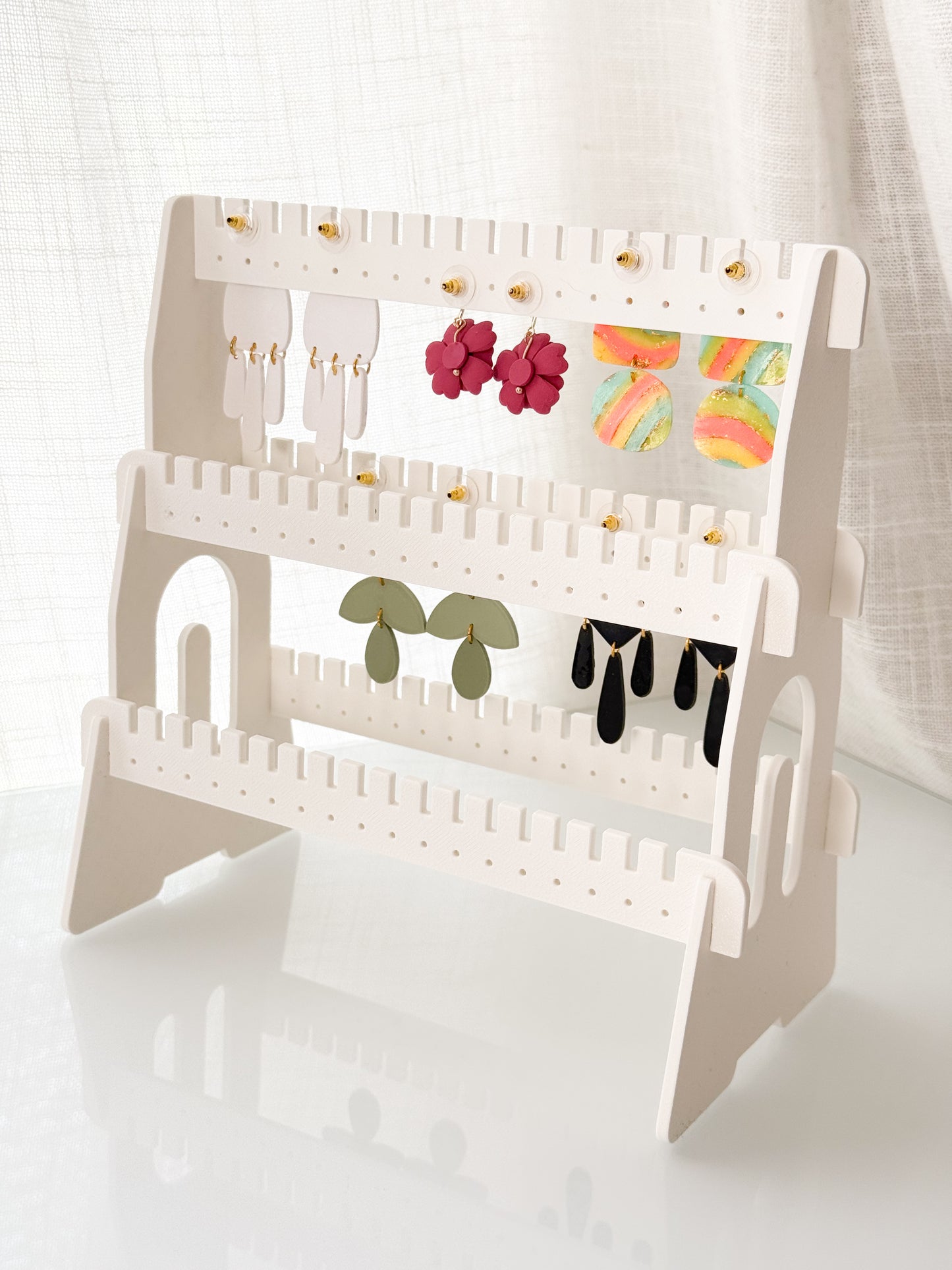 5 Tier Earring Display 3D Printed