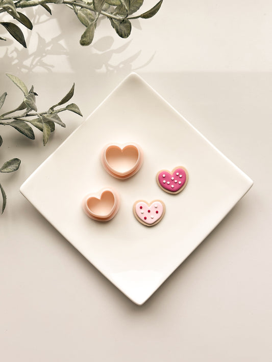 Heart Cookie Clay Cutter Set