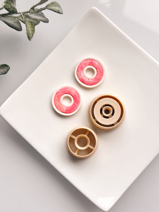 Circle Donut Bezel Clay Cutter Set