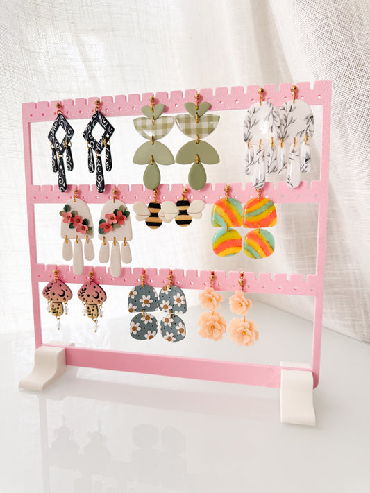 3 Tier Earring Display 3D Printed