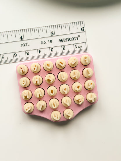 ALPHABET STAMP SET