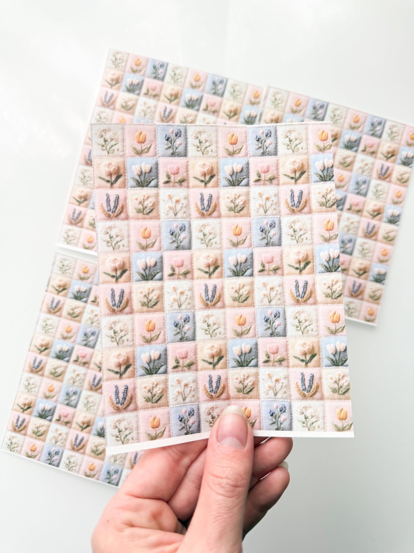 3D Patchwork Transfer Sheet Single Or 4 Pack