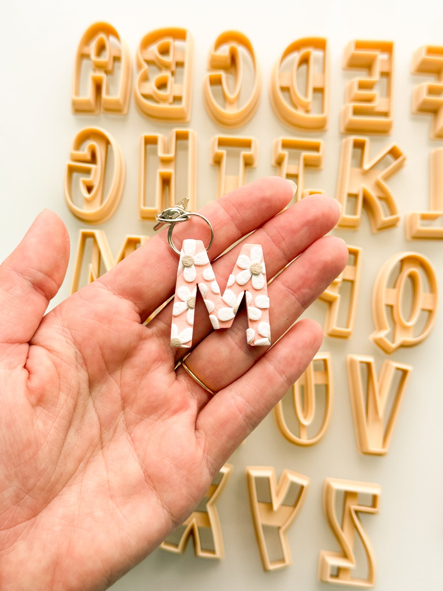 Alphabet Keychain Clay Cutters