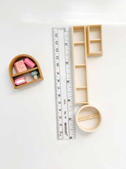 MINI ARCH BOOKSHELF Clay Cutter Set