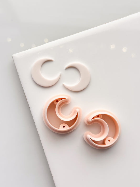 Mirrored Crescents Clay Cutter