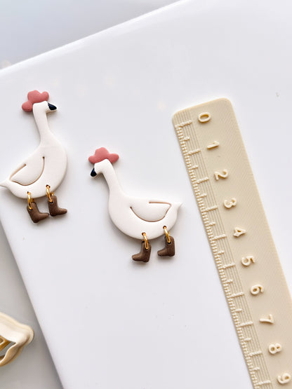 Cowboy Geese Clay Cutter Set