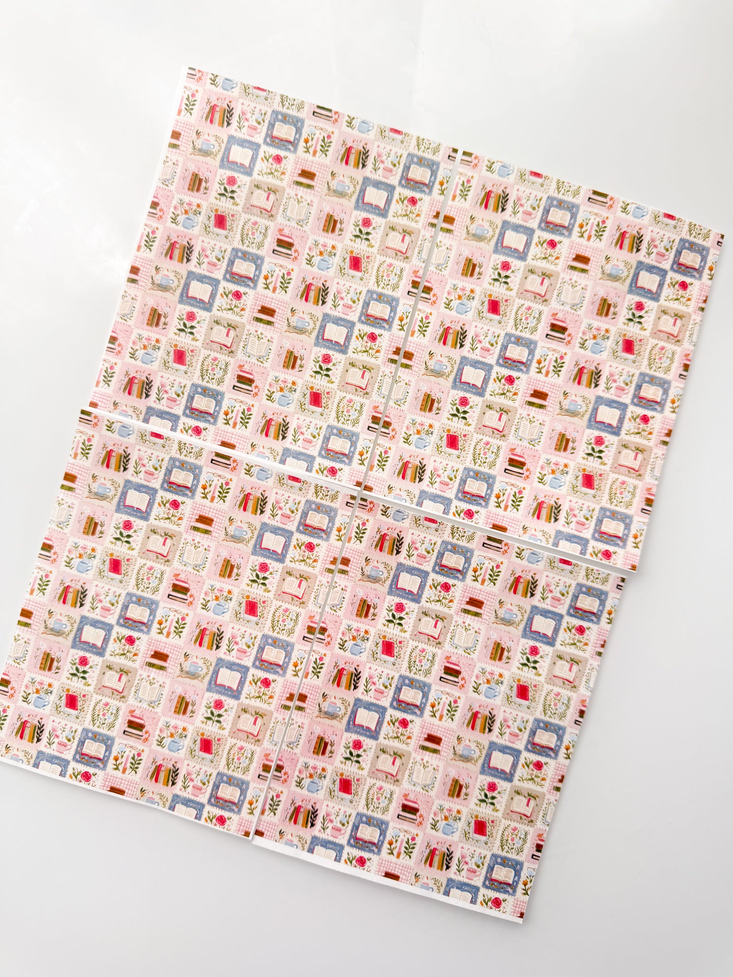 FLORALS 118 Bookish Transfer Sheet Single Or 4 Pack