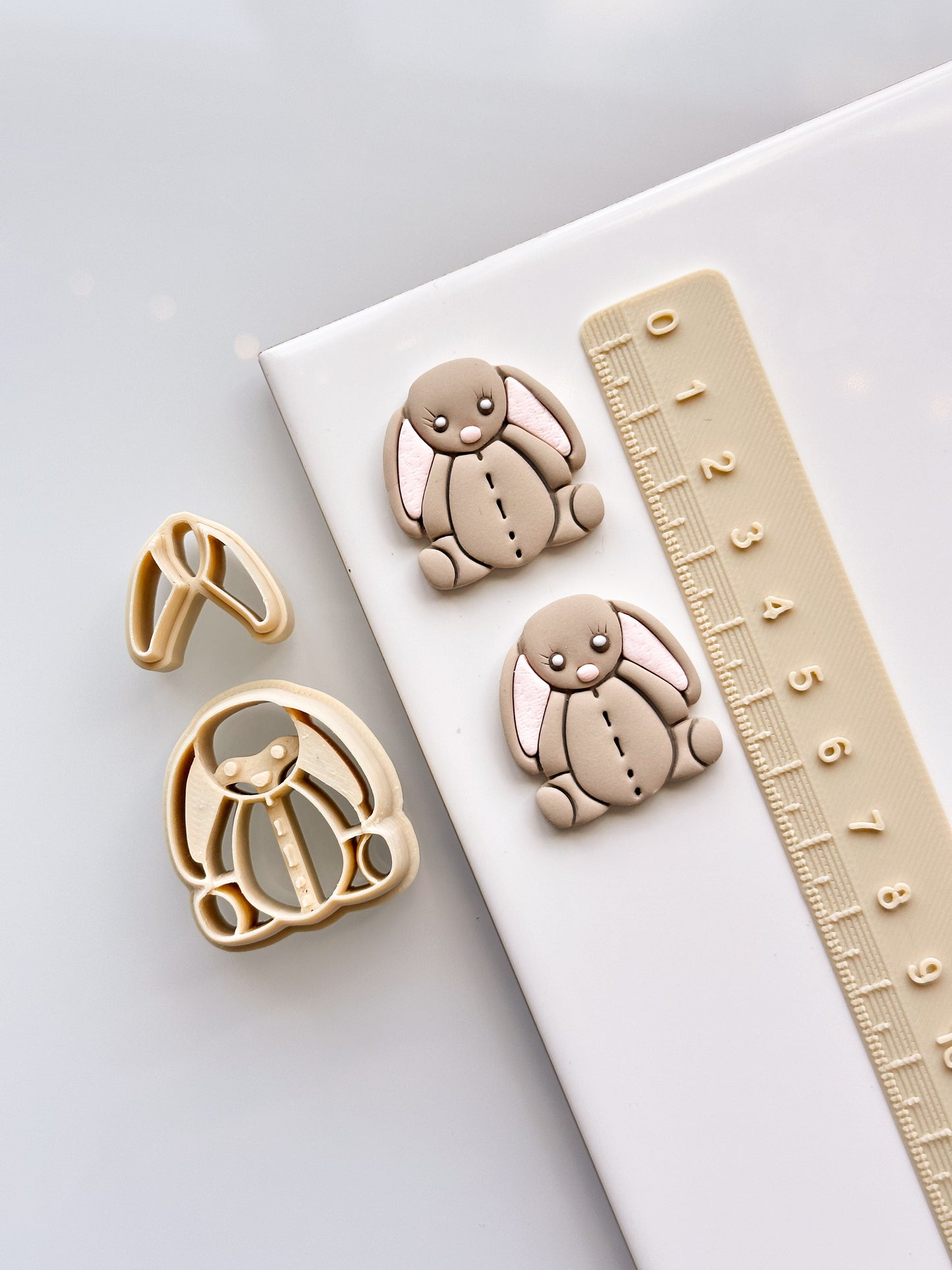 Stuffed Rabbit Clay Cutter Set