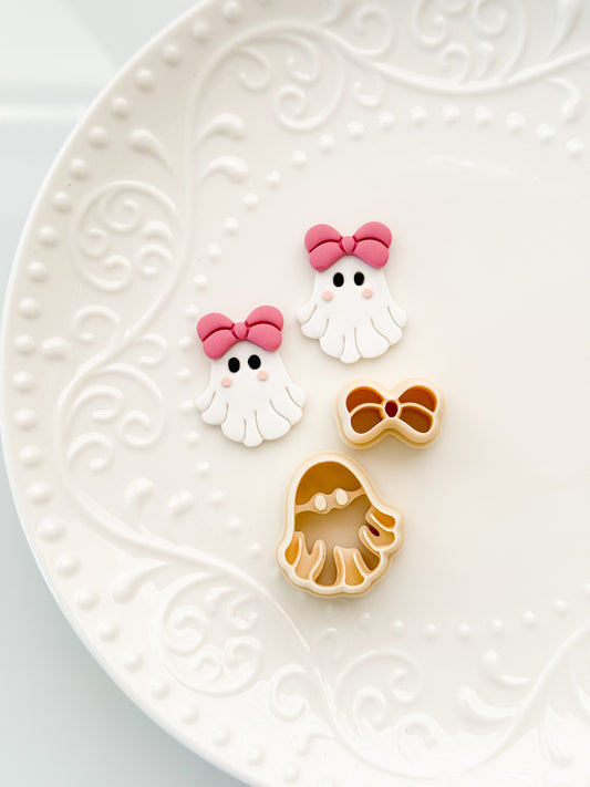 Cutie Bow Ghost Clay Cutter Set