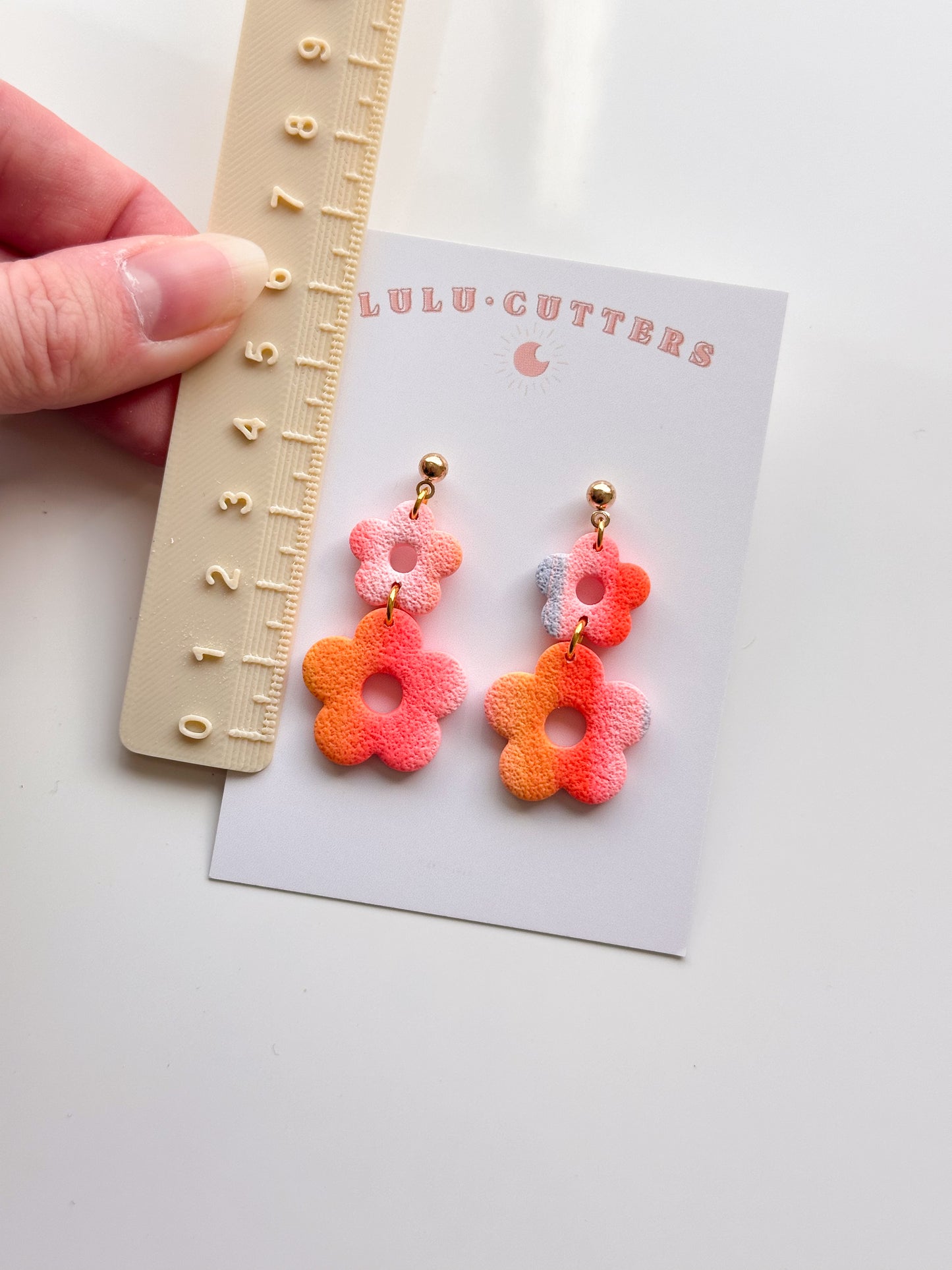 Color Shift Flowers Earrings