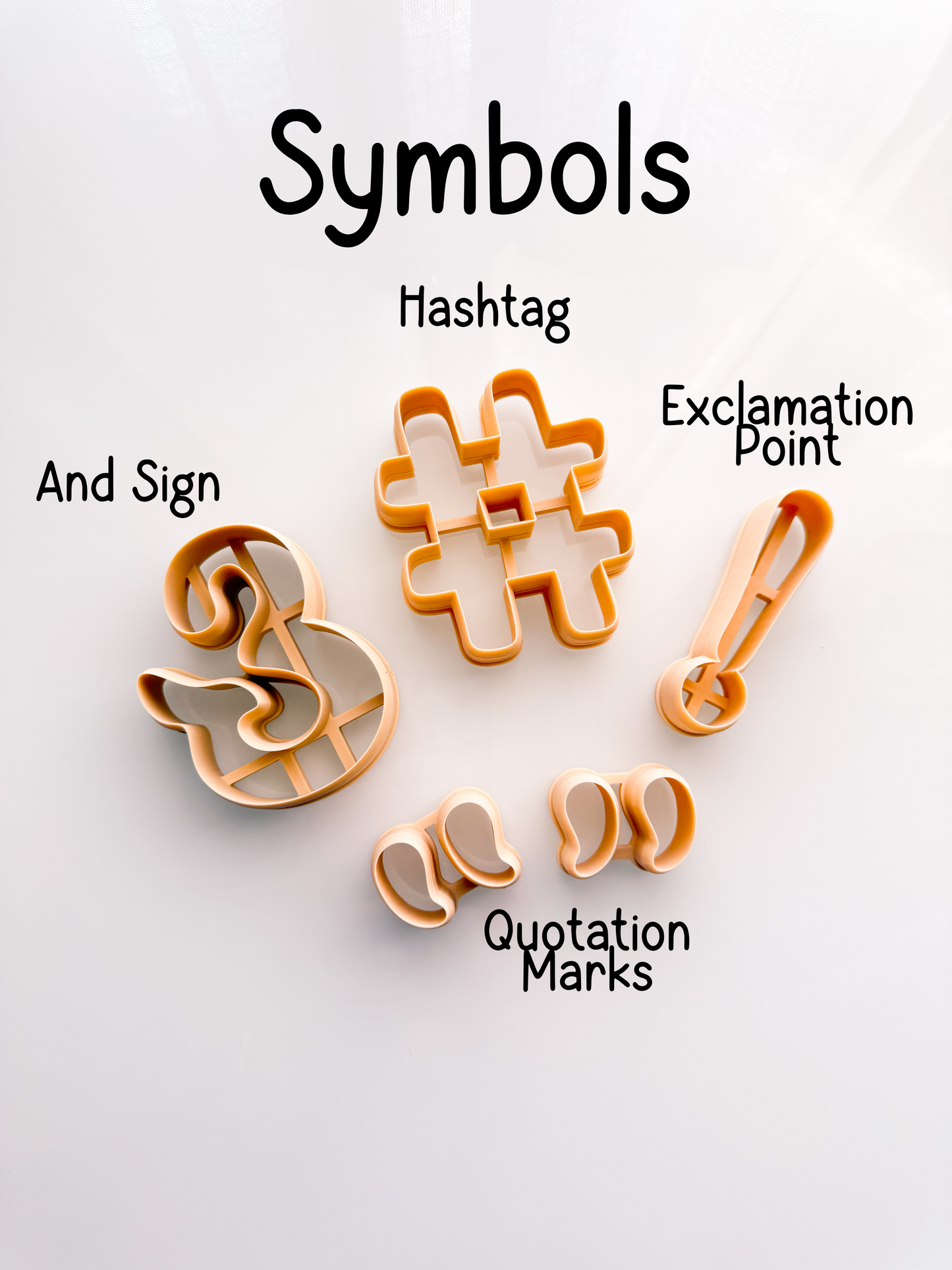 Bubble Numbers And Symbols For Polymer Clay Pottery Ceramics Clay Cutters
