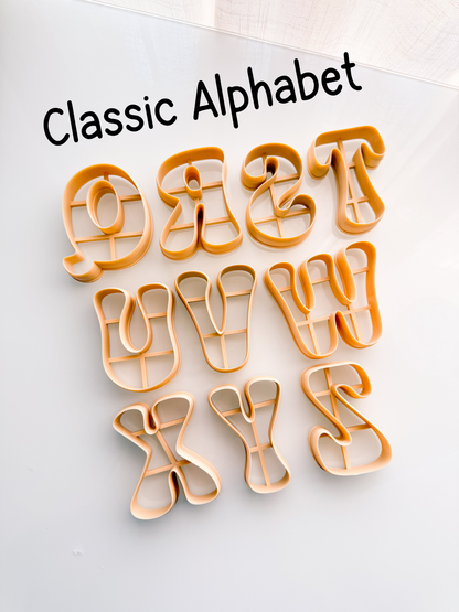 Fancy Bubble Letters For Polymer Clay Pottery Ceramics Clay Cutters