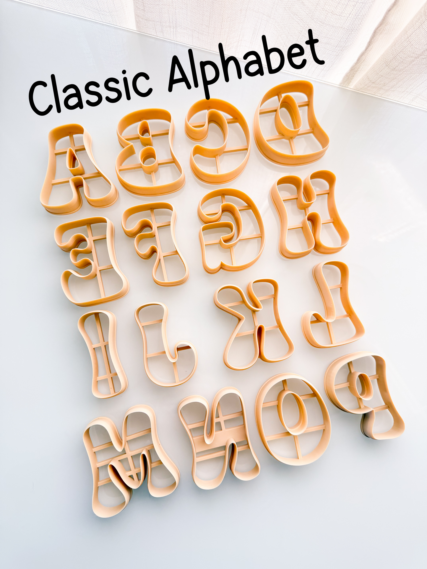 Fancy Bubble Letters For Polymer Clay Pottery Ceramics Clay Cutters