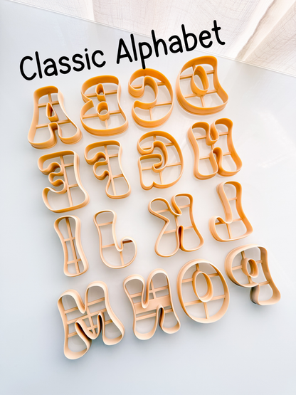 Fancy Bubble Letters For Polymer Clay Pottery Ceramics Clay Cutters