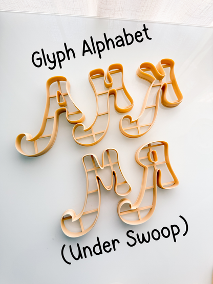Fancy Bubble Letters For Polymer Clay Pottery Ceramics Clay Cutters